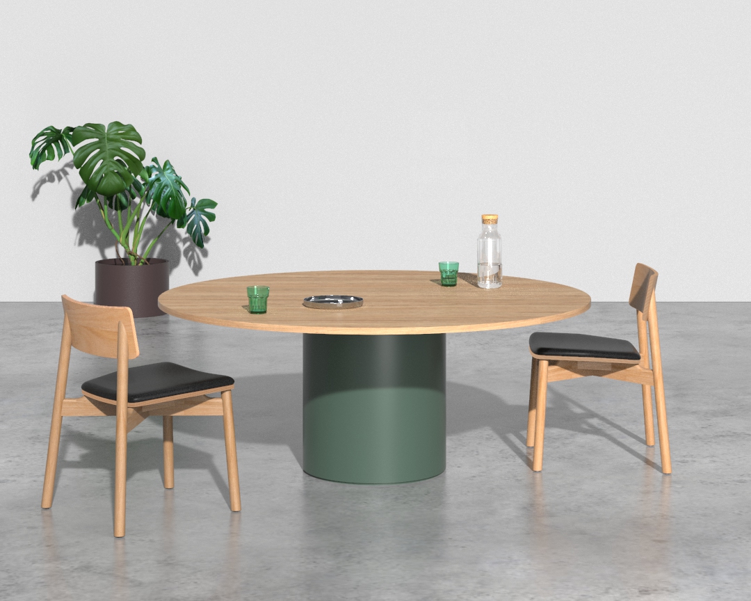 Drum+Base Meeting Table